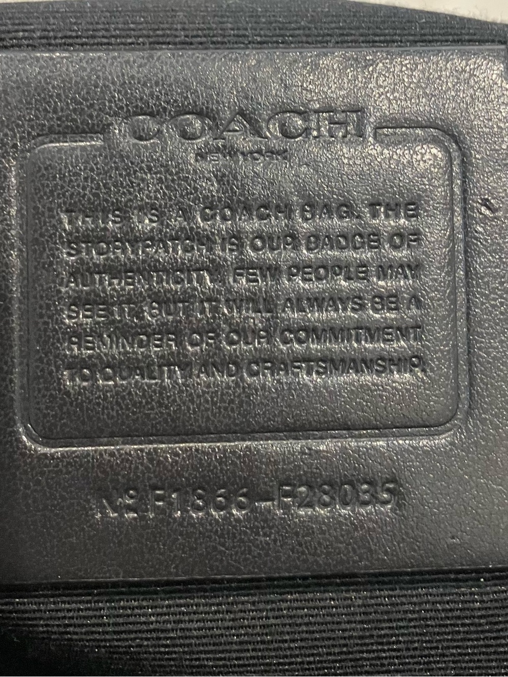 COACH PEBBLED LEATHER CROSSBODY MESSENGER BAG - Picture 8 of 10